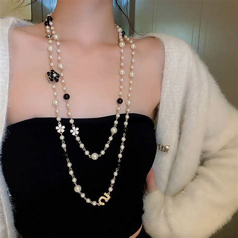 chanel brooch dupe|chanel knockoff pearl necklace.